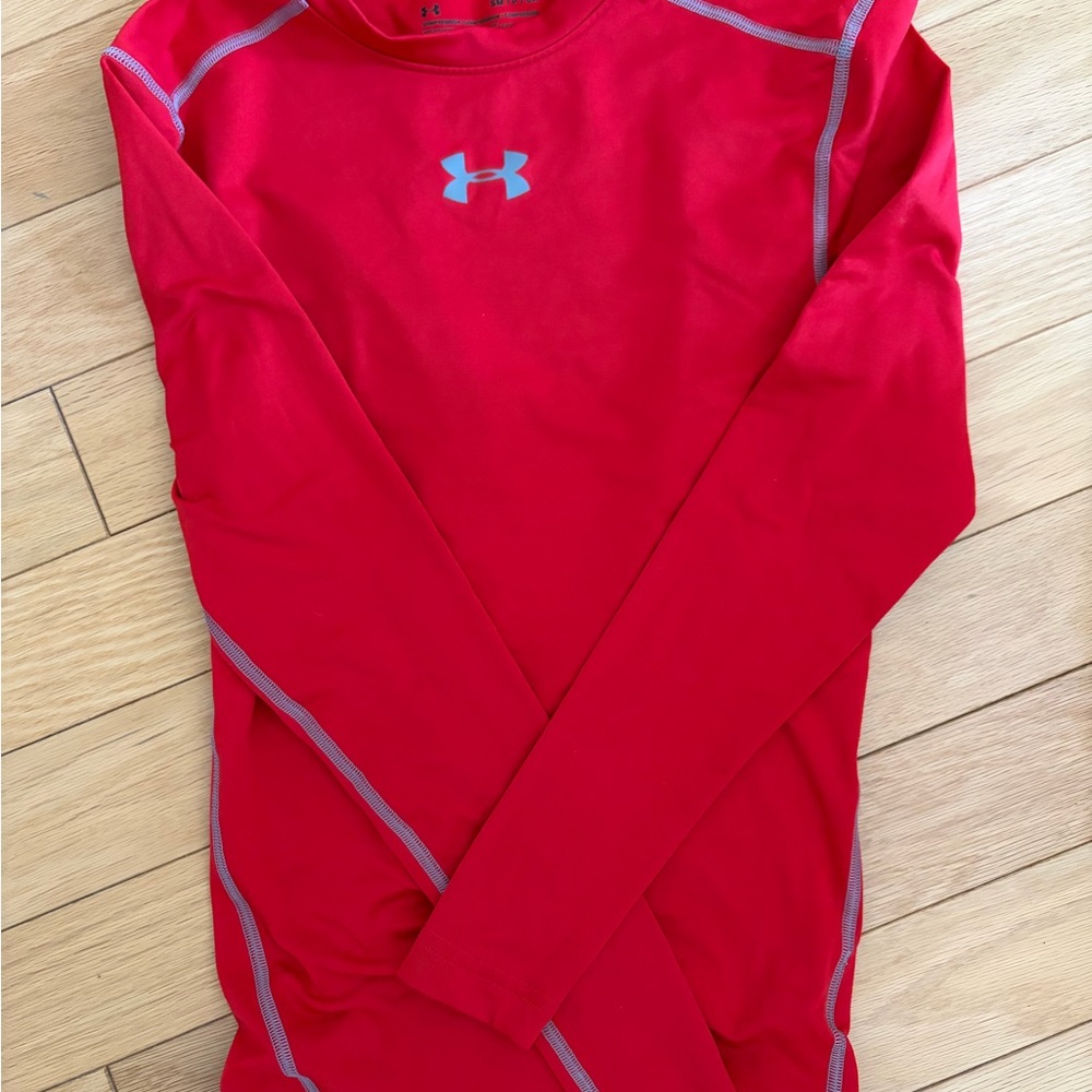 Under Armour Red Compression Long Sleeve Top